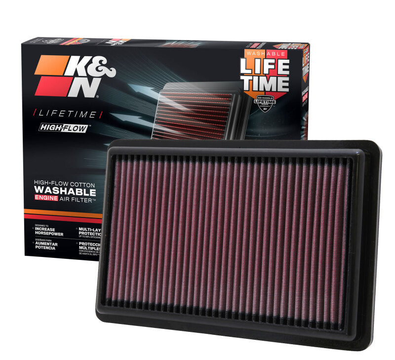 K&N Engineering 33-2454 - KNN33-2454 - K&N 10-11 Acura MDX/ZDX 3.7L Drop In Air Filter - Shipped in Europe - Tuningsupply.com