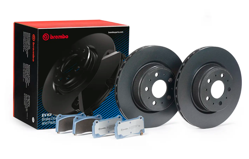Brembo OE KT08001 - BREKT08001 - Brembo OE 13-17 Tesla Model 3 EV Brake Kit - Front - Shipped in Europe - Tuningsupply.com