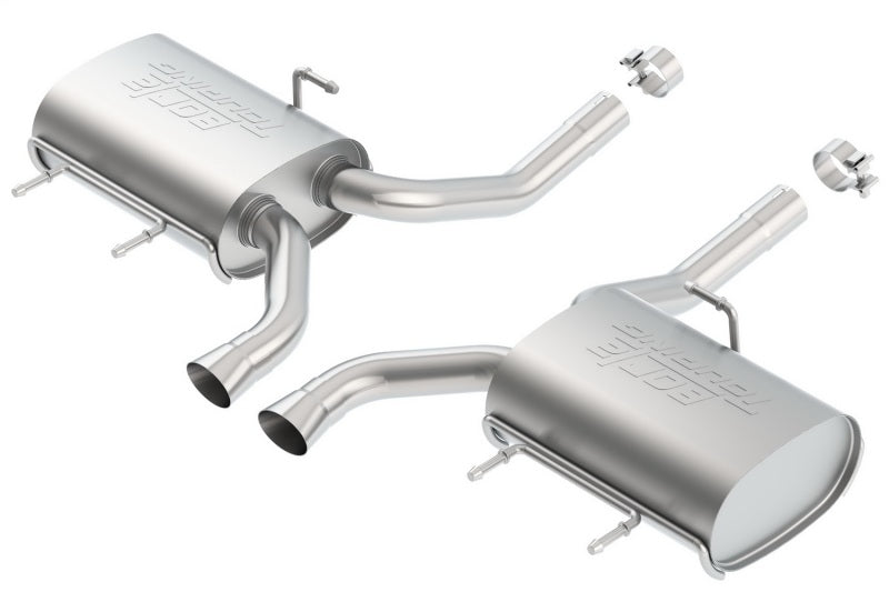 Borla 11824 - BOR11824 - Borla 11-14 CTS Coupe V6 3.6L AT RWD/AWD Dual Ctr Rear Exit Touring Exhaust (REAR SECTION ONLY) - Shipped in Europe - Tuningsupply.com