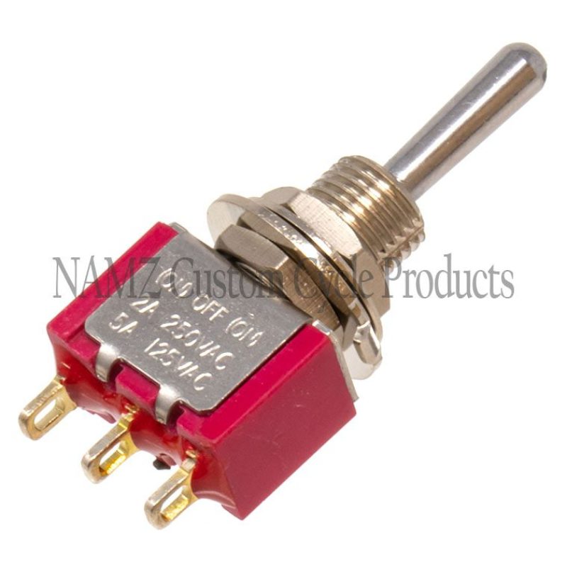 NAMZ NMTS-02 - NAMNMTS-02 - NAMZ Mini Air Ride Toggle Switch 5-AMP 1/4in. Hole - Shipped in Europe - Tuningsupply.com