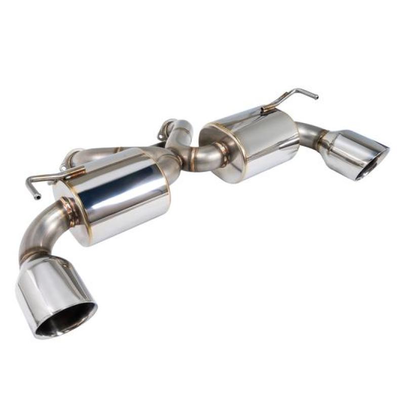 Remark RK-A2063N-01 - REMRK-A2063N-01 - Remark Nissan 370Z (Z34) V2 Axle Back Exhaust w/Stainless Steel Double Wall Tip - Shipped in Europe - Tuningsupply.com