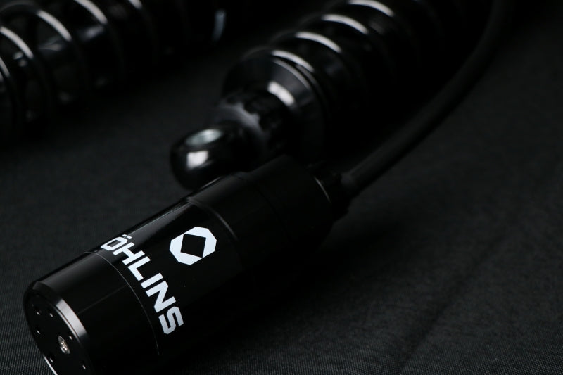 Ohlins HD 050 - OHLHD 050 - Ohlins 14-26 Harley FL Touring STX 36 Twin Blackline 12in Blk Reservoir Shocks - Standard Springs - Shipped in Europe - Tuningsupply.com