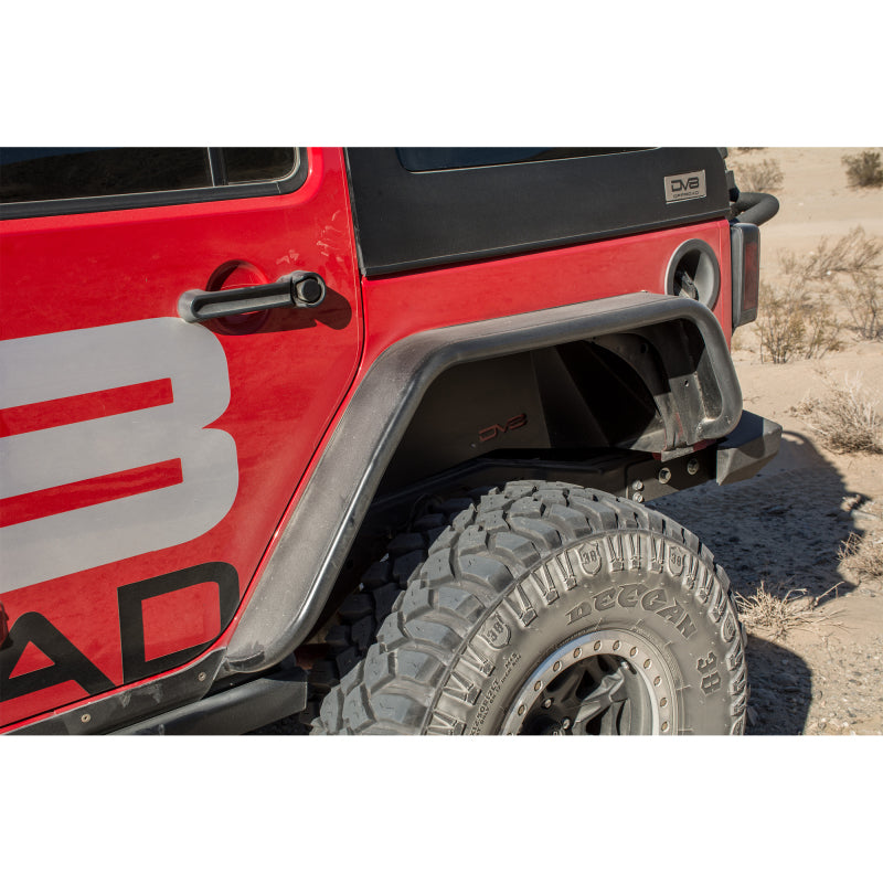 DV8 Offroad - DVEFENDB-02 - DV8 Offroad 07-18 Jeep Wrangler JK Front & Rear Flat Tube Fenders - Shipped in Europe - Tuningsupply.com