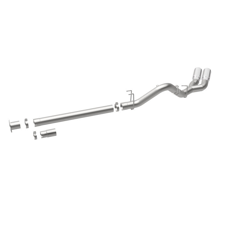 Magnaflow 17873 - MAG17873 - MagnaFlow 08-17 Ford F-250/F-350/F-450 4.6L/6.7 DPF-Back SS 4in Dual Single Passenger Side Rear Exit - Shipped in Europe - Tuningsupply.com