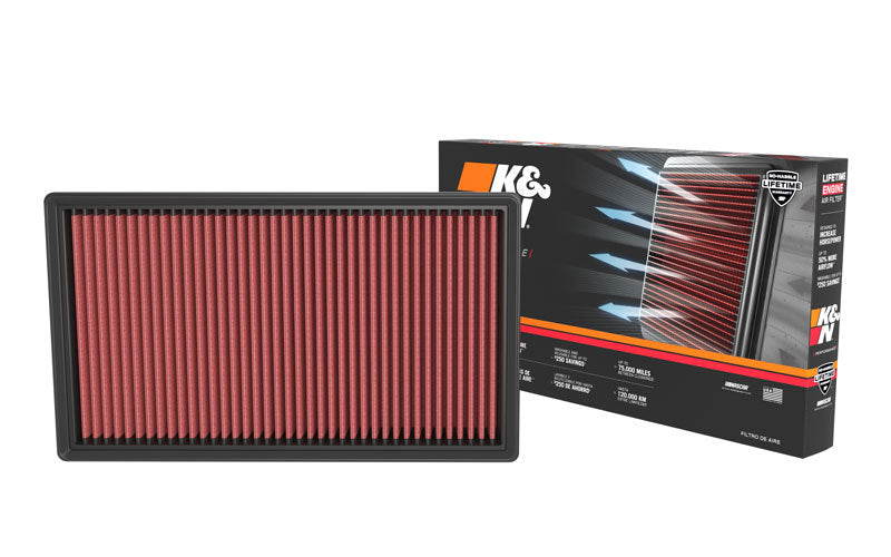 K&N Engineering 33-3173 - KNN33-3173 - K&N 21-22 Mercedes-Benz C300 2.0L L4 Replacement Air Filter - Shipped in Europe - Tuningsupply.com