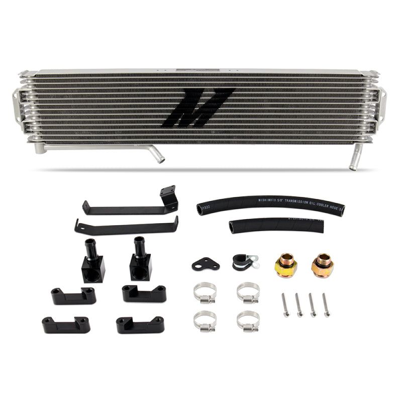 Mishimoto MMTC-DMAX-15SL - MISMMTC-DMAX-15SL - Mishimoto 15-16 GM 6.6L Duramax (LML) Transmission Cooler - Silver - Shipped in Europe - Tuningsupply.com
