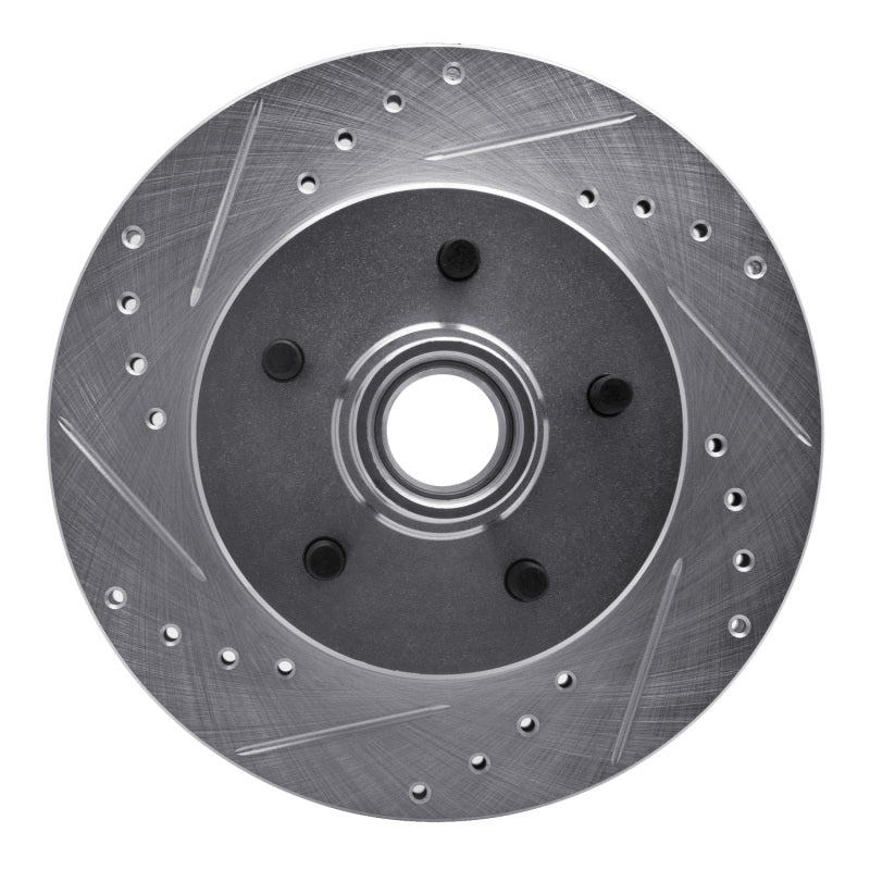 R1 Concepts 631-48010L - RNC631-48010L - R1 1988-1994 Chevrolet C1500 Front Left Drilled & Slotted Silver Brake Rotor - Shipped in Europe - Tuningsupply.com