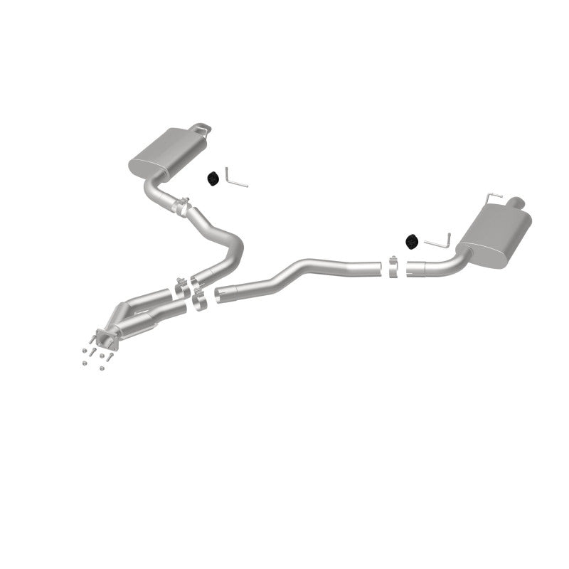 Magnaflow 16710 - MAG16710 - MagnaFlow 75-79 Chevy Corvette V8 5.7L Dual Split Rear Exit Stainless Cat-Back Perf Exhaust - Shipped in Europe - Tuningsupply.com
