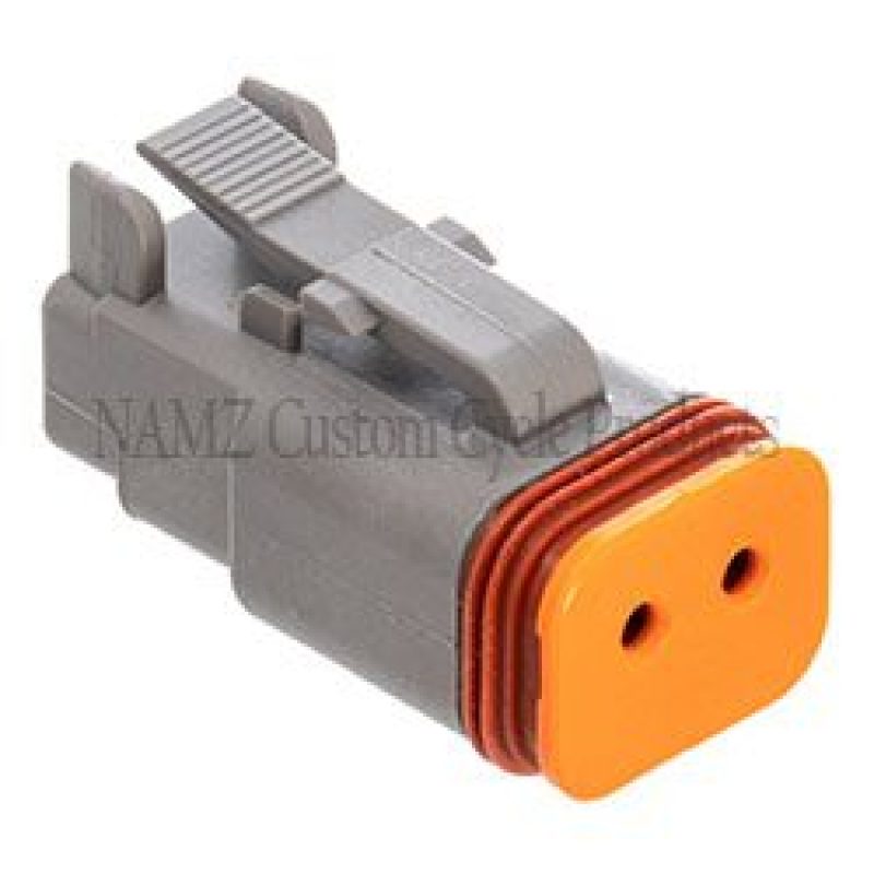NAMZ DP-2G - NAMDP-2G - NAMZ Deutsch DT Series 2-Wire Plug & Wedgelock - Grey (Repl HD 72132-94GY) - Shipped in Europe - Tuningsupply.com