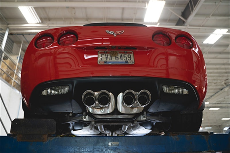 CORSA Performance 21077 - COR21077 - Corsa 06-13 Chevy Corvette C6 Z06 7.0L / 09-13 ZR1 6.2L Polished Axle-Back Exhaust w/4.5in Twin Tips - Shipped in Europe - Tuningsupply.com