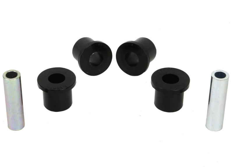 Whiteline W71647 - WHLW71647 - Whiteline Plus 97-05 Nissan Frontier D22 2WD Rear Spring Eye and Shackle Bushing - Shipped in Europe - Tuningsupply.com