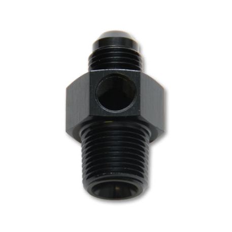 Vibrant 16496 - VIB16496 - Vibrant -6AN Male to 3/8in NPT Male Union Adapter Fitting w/ 1/8in NPT Port - Shipped in Europe - Tuningsupply.com