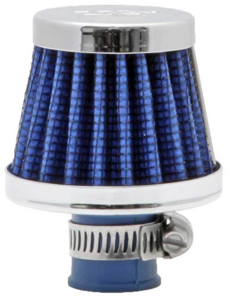 K&N Engineering 62-1600BL - KNN62-1600BL - K&N 2in Base OD x .375in Flange ID x 1.75in H Rubber Base Crankcase Vent Filter - Blue - Shipped in Europe - Tuningsupply.com