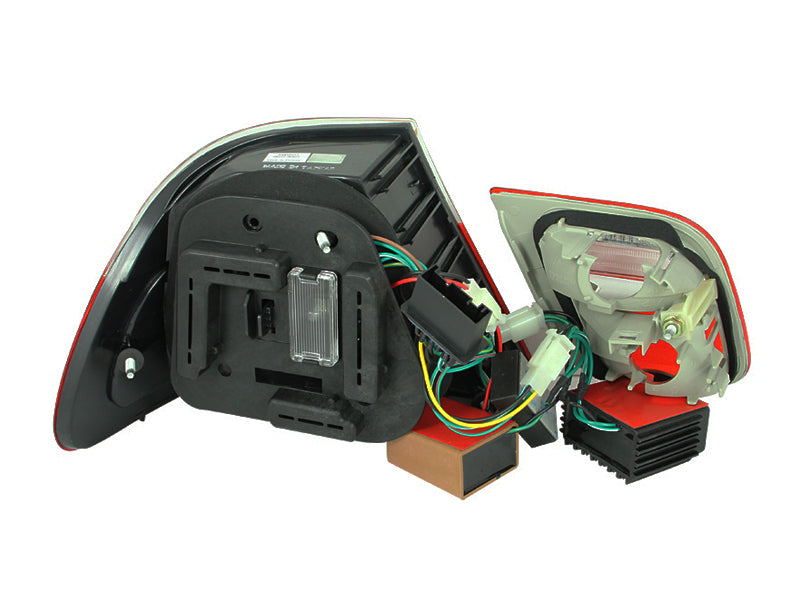 ANZO 321127 - ANZ321127 - ANZO 1999-2001 BMW 3 Series E46 LED Taillights Red/Smoke 2pc - Shipped in Europe - Tuningsupply.com