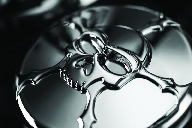 Kuryakyn 7358 - KUR7358 - Kuryakyn Zombie Gas Cap Vented Chrome - Shipped in Europe - Tuningsupply.com