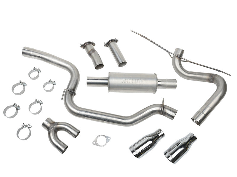 Roush 421610 - RSH421610 - Roush 2012-2019 Ford ST Focus Hi-Flow Performance Exhaust Kit - Shipped in Europe - Tuningsupply.com