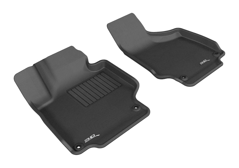 3D MAXpider L1AD02911509 - ACEL1AD02911509 - 3D MAXpider 2008-2015 Audi TT/TTS Kagu 1st Row Floormat - Black - Shipped in Europe - Tuningsupply.com