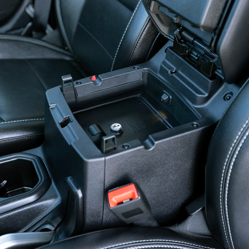 Tuffy Products 348-01 - TFY348-01 - Tuffy Console Safe W/ Keyed Lock For Jeep Wrangler & Gladiator - Shipped in Europe - Tuningsupply.com