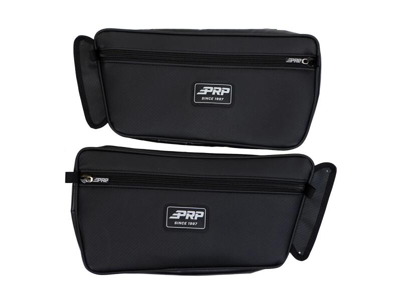 PRP Seats E105-210 - PRPE105-210 - PRP 2020+ Yamaha Wolverine RMAX Front Door Bags - Black (Pair) - Shipped in Europe - Tuningsupply.com