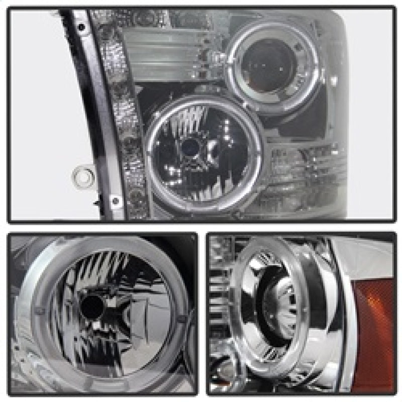 SPYDER 5010056 - SPY5010056 - Spyder Dodge Ram 1500 09-14 10-14 Projector Headlights Halogen- LED Halo LED- Smke PRO-YD-DR09-HL-SM - Shipped in Europe - Tuningsupply.com