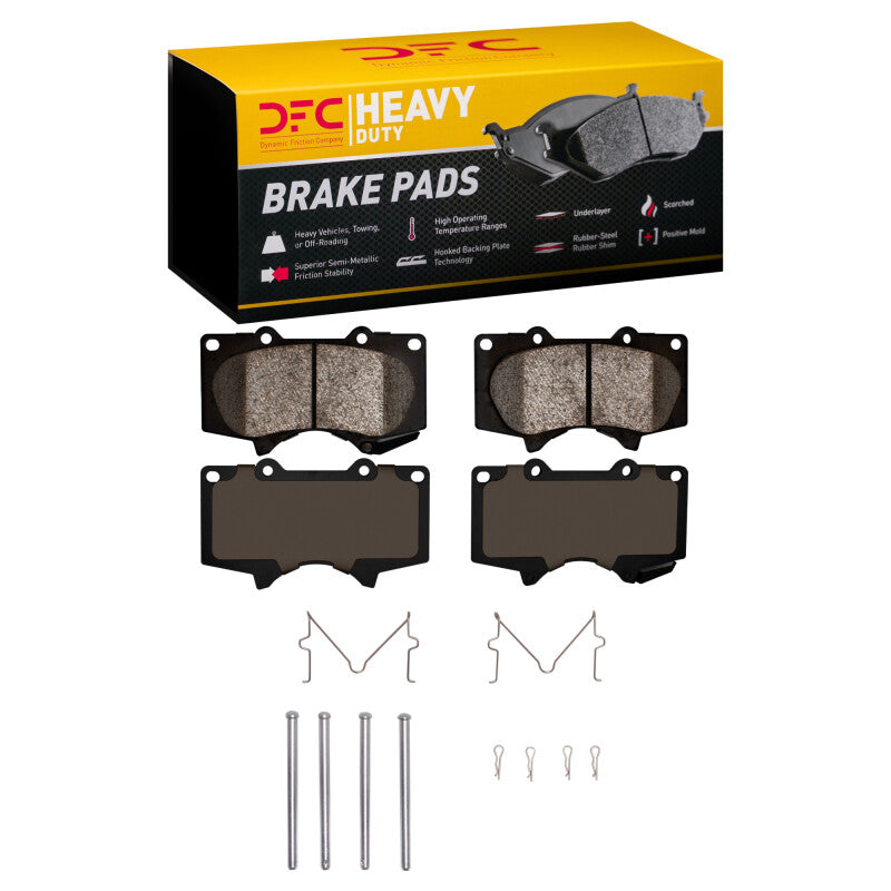 DFC 1214-0976-01 - DFC1214-0976-01 - DFC 00-25 JAC Frison Front Heavy Duty Pads and Hardware Kit - Shipped in Europe - Tuningsupply.com