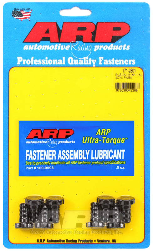 ARP 171-2801 - ARP171-2801 - ARP Suzuki 1.6L M16A 4cyl Flywheel Bolt Kit - Shipped in Europe - Tuningsupply.com