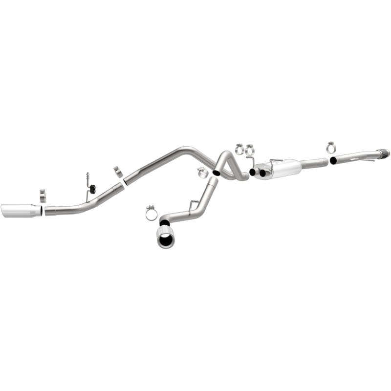 Magnaflow 15269 - MAG15269 - Magnaflow 14 Chev Silverado V8 5.3L CC/EC Cab Dual Split Behind Rear Tires Exit SS Cat Back Perf Exh - Shipped in Europe - Tuningsupply.com