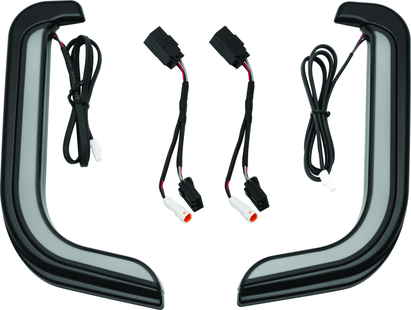 Kuryakyn 2957 - KUR2957 - Kuryakyn Tracer LED Fairing Lower Accents Black - Shipped in Europe - Tuningsupply.com