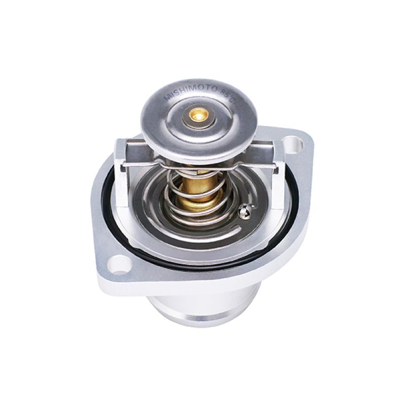 Mishimoto MMTS-F2D-03FL - MISMMTS-F2D-03FL - Mishimoto Ford 6.0L Powerstroke Low-Temperature Thermostat w/ CNC Housing - Shipped in Europe - Tuningsupply.com