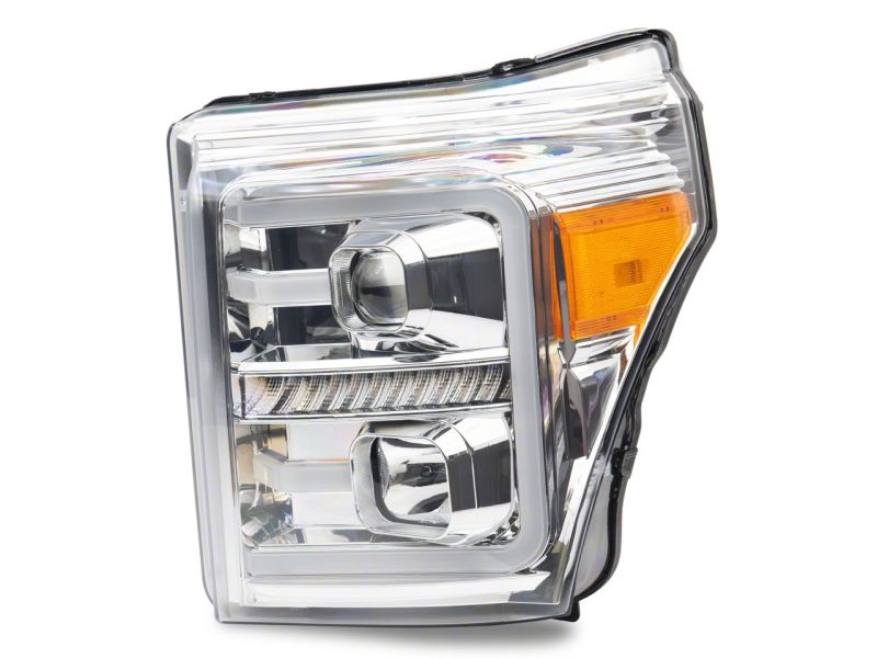 Raxiom SD3621 - RAXSD3621 - Raxiom 11-16 Ford F-250 Super Duty LED Projector Headlights - Chrome Housing (Clear Lens) - Shipped in Europe - Tuningsupply.com