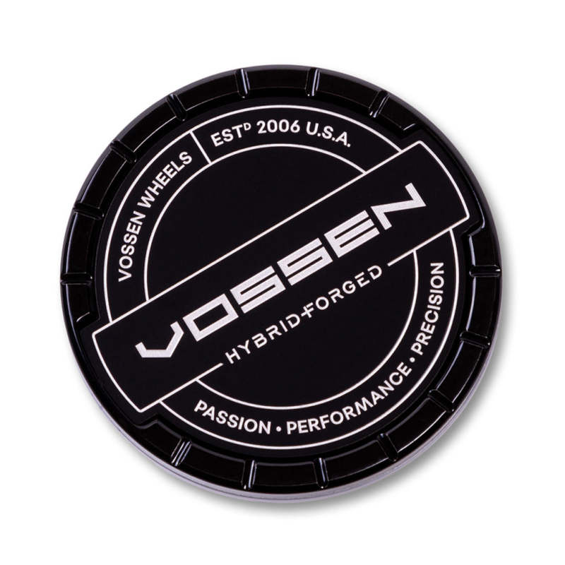 Vossen CAP-BSC-LG-HF-BC - VOSCAP-BSC-LG-HF-BC - Vossen Billet Sport Cap - Large - Hybrid Forged - Gloss Black - Shipped in Europe - Tuningsupply.com