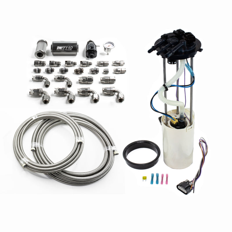 DeatschWerks 9-401-603-7011 - DWK9-401-603-7011 - DeatschWerks 1999-2004 CM Truck DW400 Pump Module w/PTFE fuel lines - Shipped in Europe - Tuningsupply.com