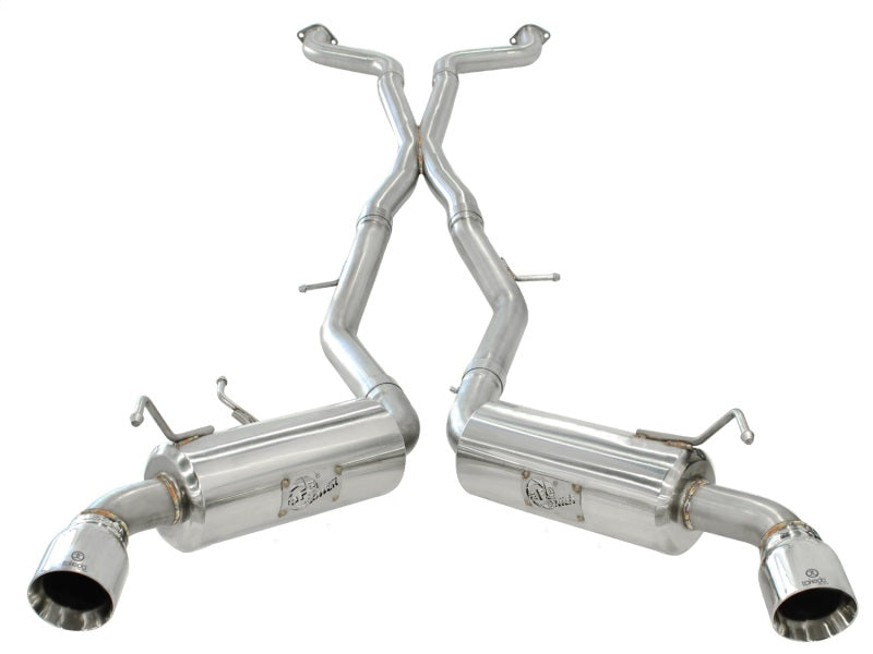 aFe 49-36107 - AFE49-36107 - aFe Takeda 2.5inch SS Exhaust Cat-Back 09-13 Nissan 370Z V6 3.7L Polished Tips - Shipped in Europe - Tuningsupply.com