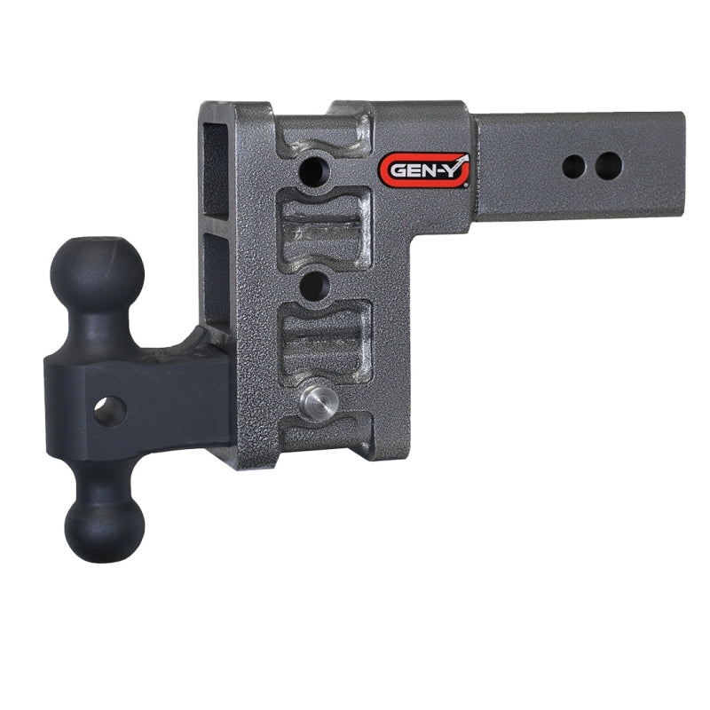 GEN-Y Hitch GH-1713 - GENGH-1713 - Gen-Y Mega Duty 3in Shank 6in Drop 3.5K TW 32K Hitch w/GH-0161 Dual-Ball - Shipped in Europe - Tuningsupply.com