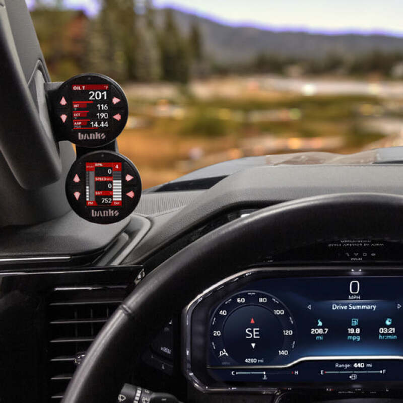 Banks Power 63370 - GBE63370 - Banks Power 2022+ GM - iDash Stealth Dual Gauge Pod Kit - Shipped in Europe - Tuningsupply.com