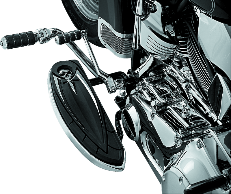 Kuryakyn 4566 - KUR4566 - Kuryakyn Zombie Driver Floorboard Cover Chrome - Shipped in Europe - Tuningsupply.com