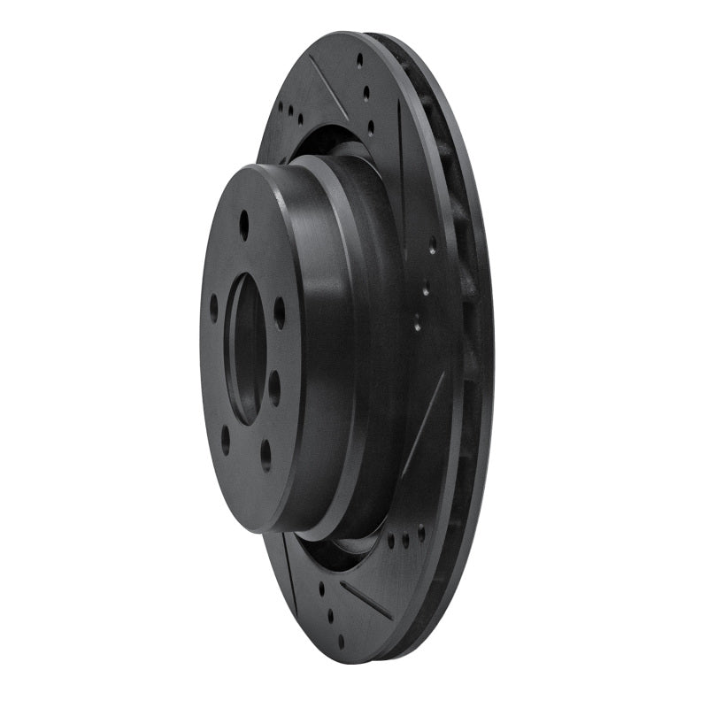 R1 Concepts 633-31034D - RNC633-31034D - R1 95-99 BMW M3 E36 Left Rear Drilled & Slotted Black Brake Rotor - Shipped in Europe - Tuningsupply.com
