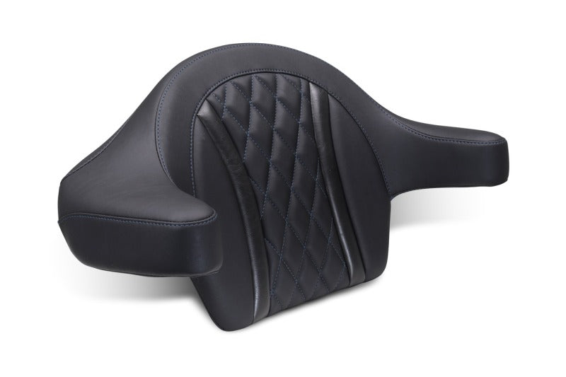 Mustang Motorcycle 88430SB - MMP88430SB - Mustang 23-25 Harley CVO Road Glide (ST) Deluxe Diamond Ext Arm Wrap-around Backrest Black - Shipped in Europe - Tuningsupply.com