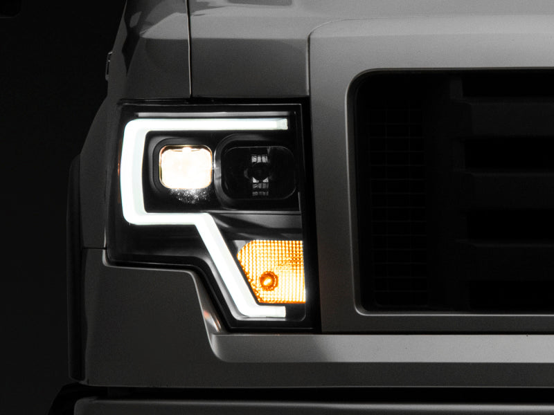 Raxiom T542845 - RAXT542845 - Raxiom 09-14 F-150 Projector Headlights w/ LED Accent- Black Housing (Clear Lens) - Shipped in Europe - Tuningsupply.com