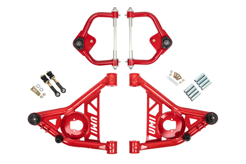 UMI Performance 265153-R - UMI265153-R - UMI Performance 70-81 GM F-Body Tubular Upper & Lower A-arm Kit - Shipped in Europe - Tuningsupply.com
