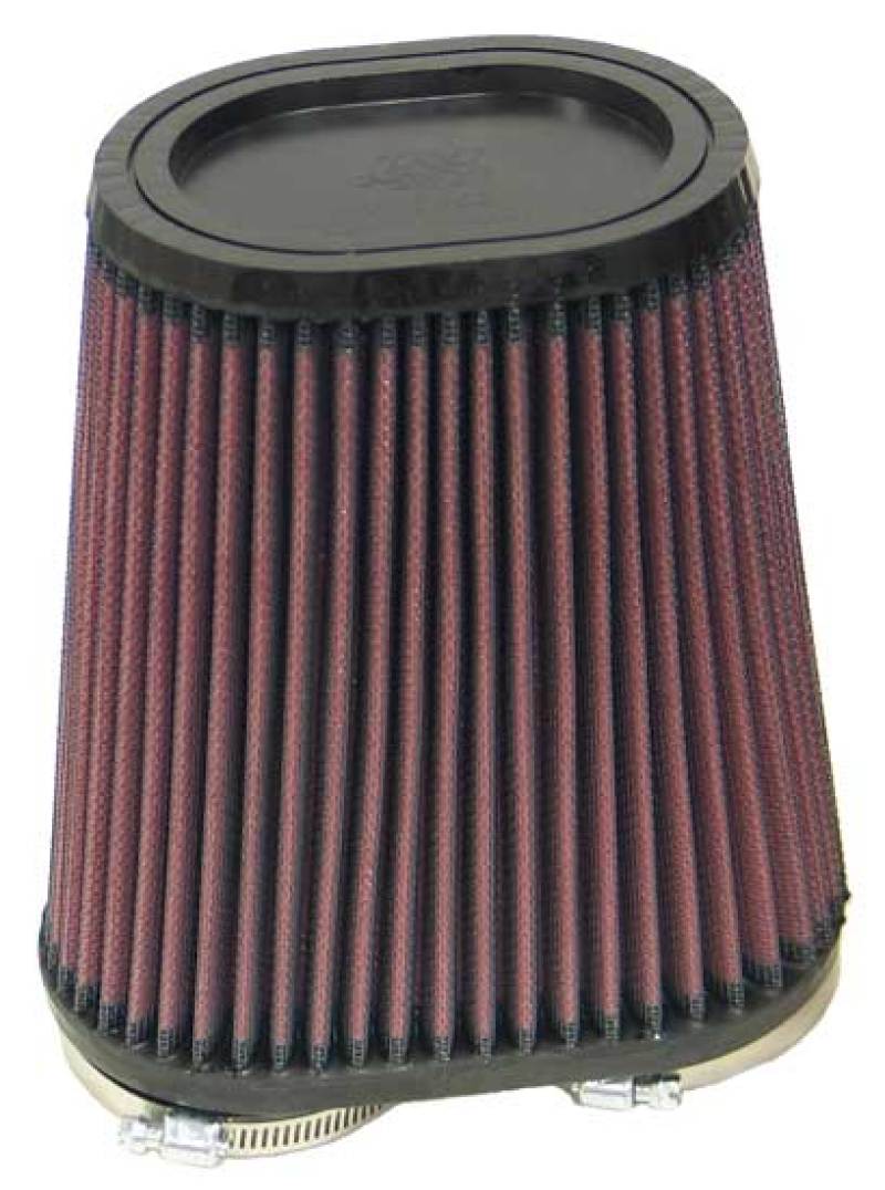 K&N Engineering RU-4710 - KNNRU-4710 - K&N Universal Rubber Filter Dual Flange Oval Tprd 3.75in Base O/S W x 3.438in Top O/S W x 6.75in H - Shipped in Europe - Tuningsupply.com