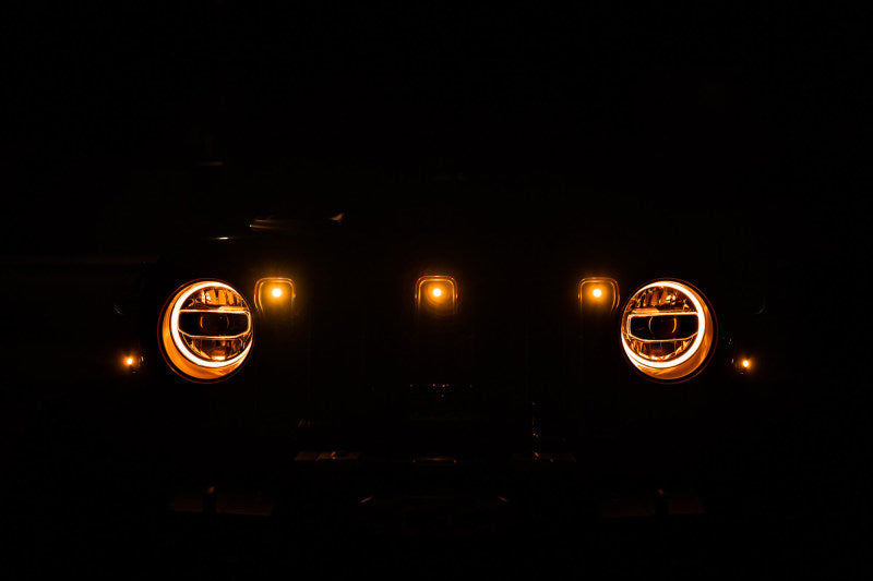 DV8 Offroad GRJL-02 - DVEGRJL-02 - DV8 Offroad 2018+ Jeep JL Grill Amber Marker Lights - Shipped in Europe - Tuningsupply.com