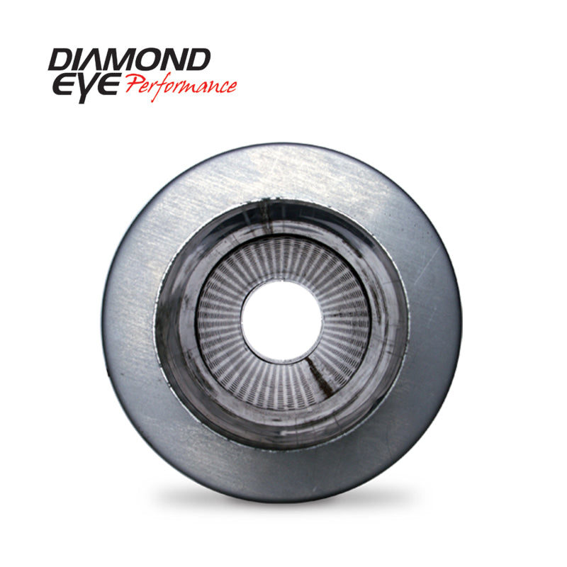 Diamond Eye Performance 460031 - DEP460031 - Diamond Eye MFLR 4inID SGL IN/SGL OUT 7inDIA X 24in BODY 30in LENGTH PERF SLOTTED ENDS 409 SS - Shipped in Europe - Tuningsupply.com