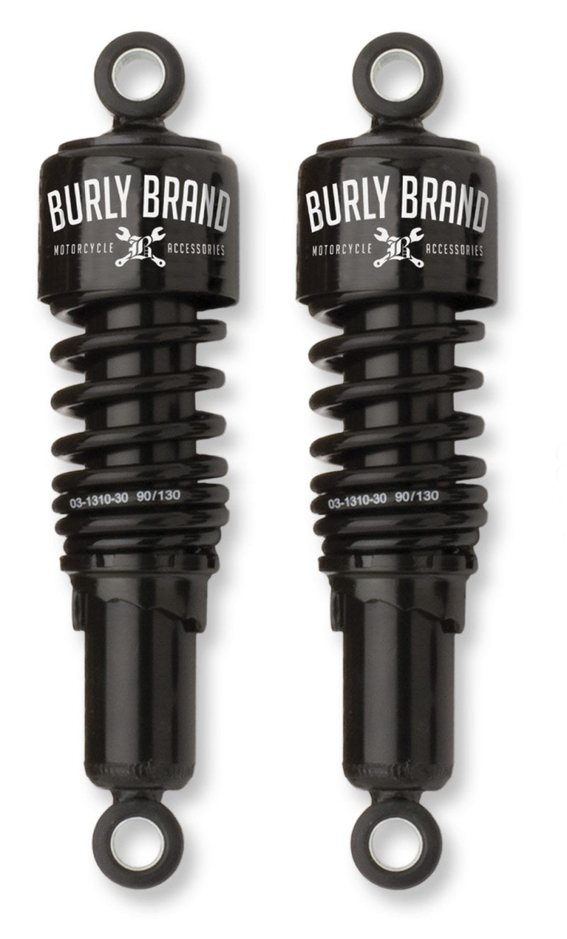 Burly Brand B28-1208B - BURB28-1208B - Burly Brand Slammer Shocks 10.5in - Black - Shipped in Europe - Tuningsupply.com