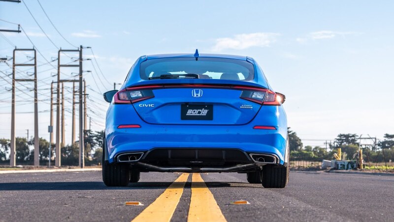 Borla 140966 - BOR140966 - Borla 22-24 Honda Civic Sport Touring AT/MT ATAK Catback Exhaust (Reuse O.E. Tips / Valance) - Shipped in Europe - Tuningsupply.com