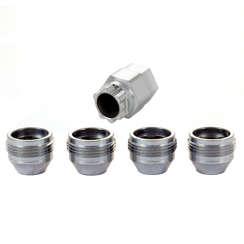 McGard 24012 - MCG24012 - McGard Wheel Lock Nut Set - 4pk. (Under Hub Cap / Cone Seat) M12X1.5 / 19mm & 21mm Hex / .775in. L - Shipped in Europe - Tuningsupply.com
