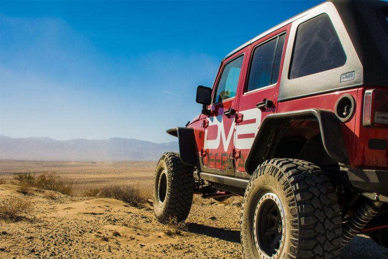 DV8 Offroad - DVEFENDB-02 - DV8 Offroad 07-18 Jeep Wrangler JK Front & Rear Flat Tube Fenders - Shipped in Europe - Tuningsupply.com