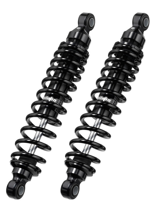 Bitubo Suspension SC230WMB02V2 - BITSC230WMB02V2 - Bitubo WMB0 Twinshocks Adjustable: Spring Preload, Length 361mm, Black Spring - Shipped in Europe - Tuningsupply.com