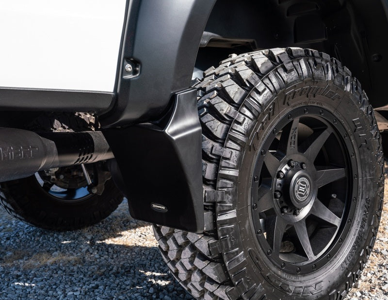 Bushwacker MUD-20106 - BUSMUD-20106 - Bushwacker 17-20 Ford F-250/F-350 Trail Armor Rear Mud Flaps (Fits Pocket Style Flares) - Shipped in Europe - Tuningsupply.com