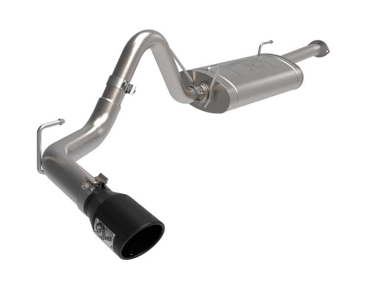 aFe 49-46063-B - AFE49-46063-B - aFe 16-22 Toyota Tacoma Apollo GT Series 2.5in. - 3in. 409 SS Cat-Back Exhaust System w/ Black Tip - Shipped in Europe - Tuningsupply.com